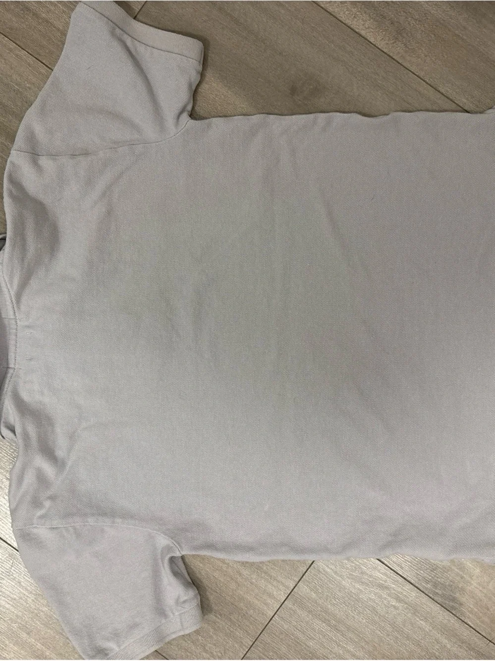 Polo by Ralph Lauren Kids Light Grey Polo Shirt with Pink Logo